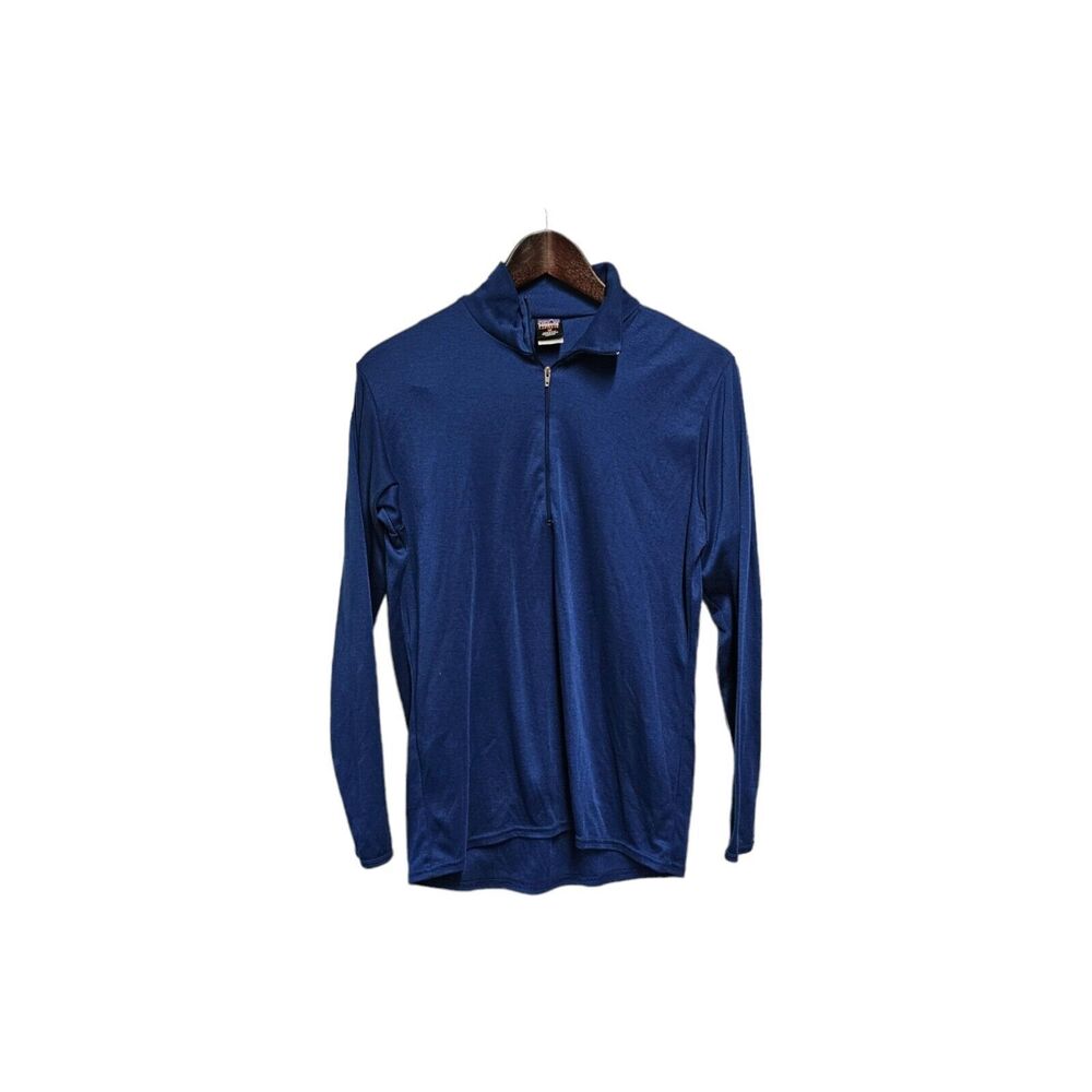 PATAGONIA‎ Capilene Sweatshirt 1/4 Zip Blue MEDIUM